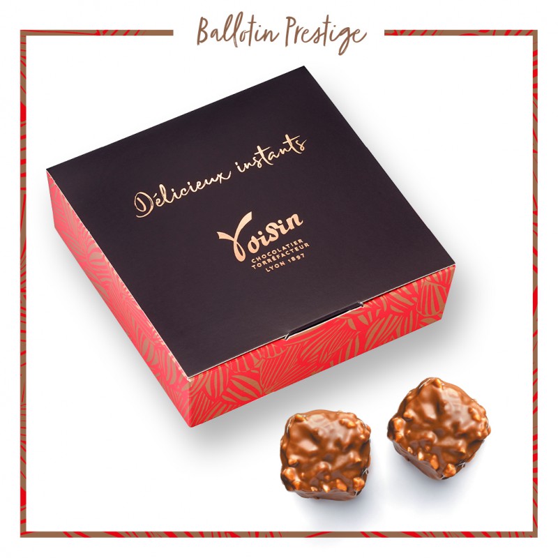 Ballotin Rochers Praliné Malakoff lait