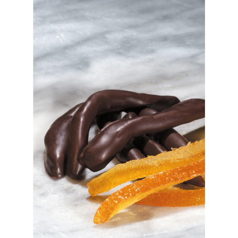 Rondelles d'oranges confites chocolat noir 70% – Vincent Vallée