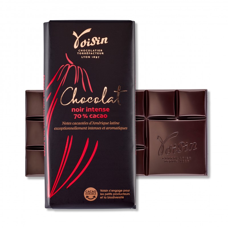 Chocolat artisanal Assortiment Noir 70% des Chevaliers 365g à 13,50 €